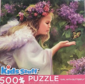 Kids Stuff Girl with Butterfly Puzzle 500 Piece