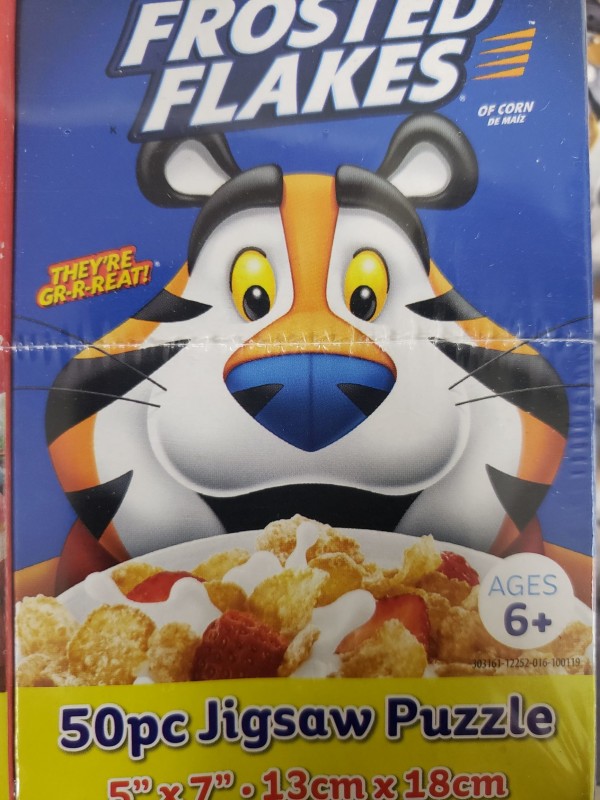 Kellogg's Cereal Box Mini Jigsaw Puzzle 50 Piece - Frosted Flakes