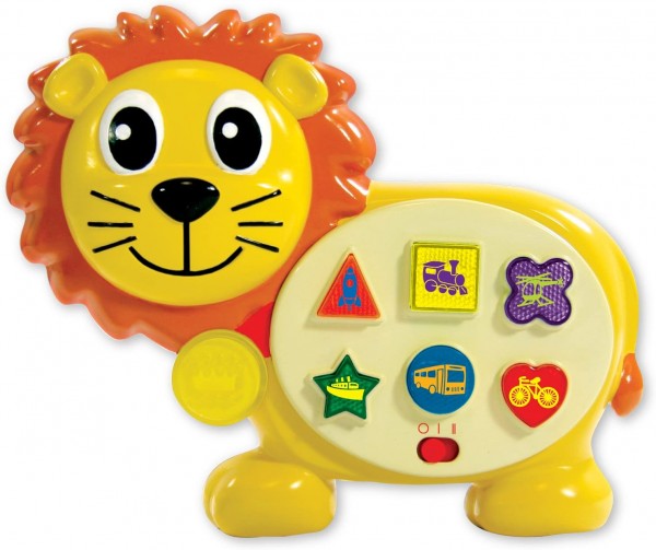 Early Learning On The Go Lion Electronic Learning Toy with Six Sing-Along Melodies