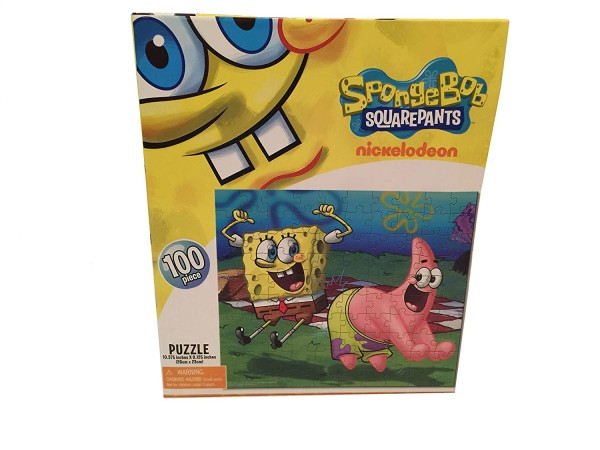SpongeBob SquarePants 100 Piece Jigsaw Puzzle Happy Dance Doin' The Bump