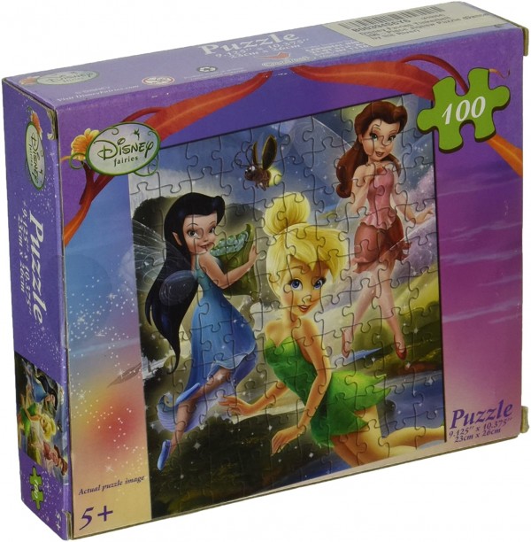 Disney Fairies Tinkerbell 100-Piece Jigsaw Puzzle (Dance by the River)