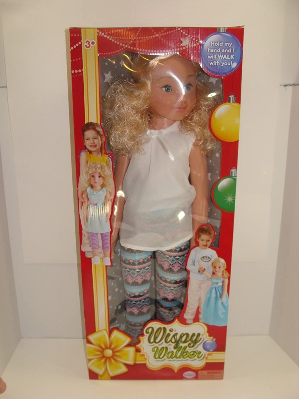 Wispy Walker 27" Walking Doll Classic Recreation of 1960's Girls Best Friend Doll Blonde Hair