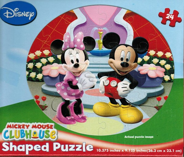 Disney's Mickey Mouse Clubhouse 24 Piece Shaped Jigsaw Puzzle