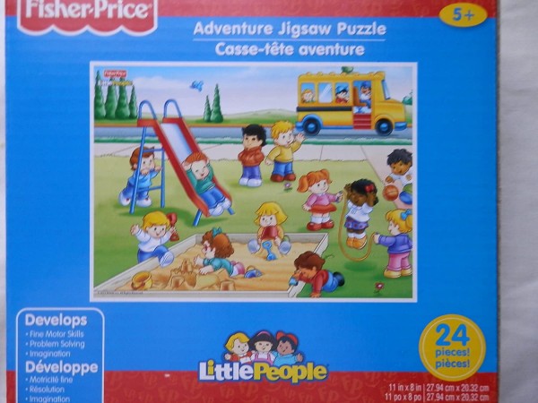 Fisher Price Little People Puzzle, School Yard Puzzle