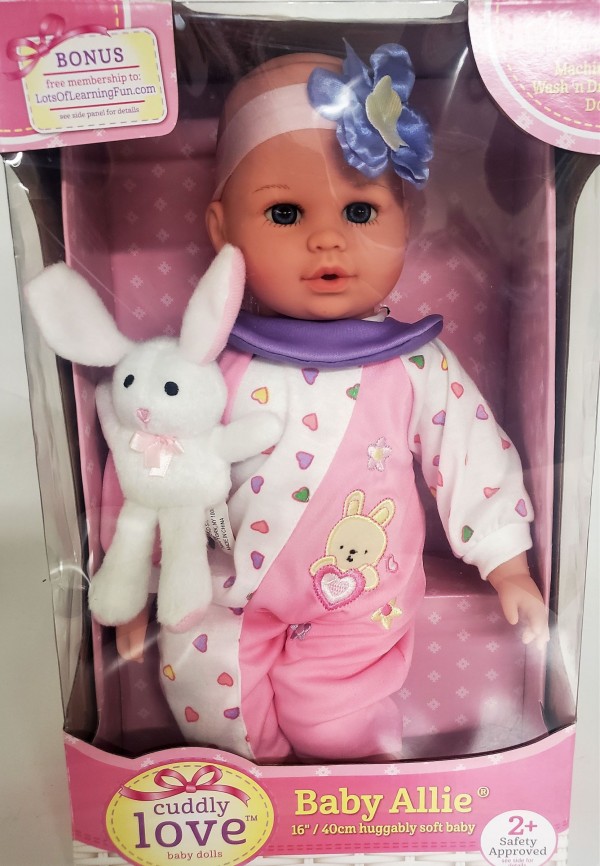 Kingsgate The Doll Crafter Baby Allie 16" Soft Baby Doll