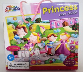 Grafix Princess Floor Puzzle 45 Piece Ages 3-6