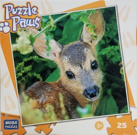 Mega Brands #51011ABN Puzzle Paws Baby Deer Fawn 25 Piece
