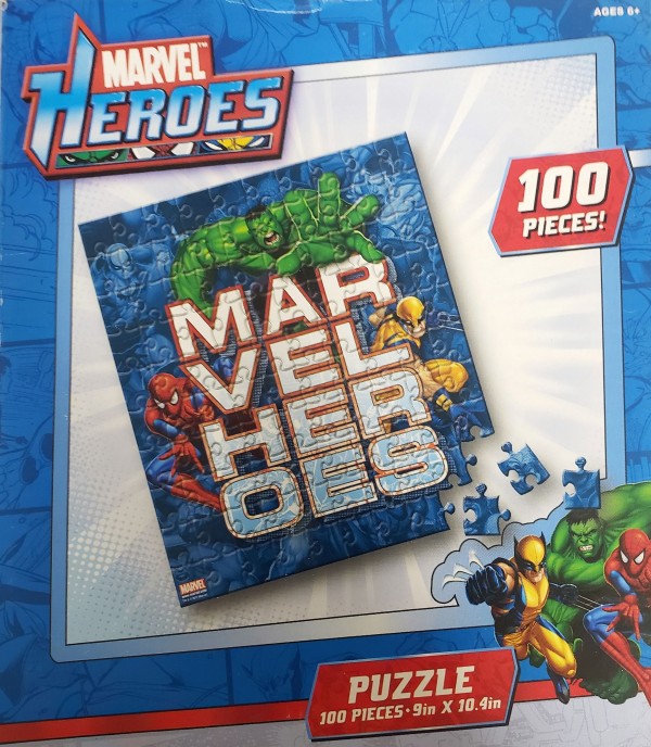 Marvel Heroes 100 Piece Puzzle