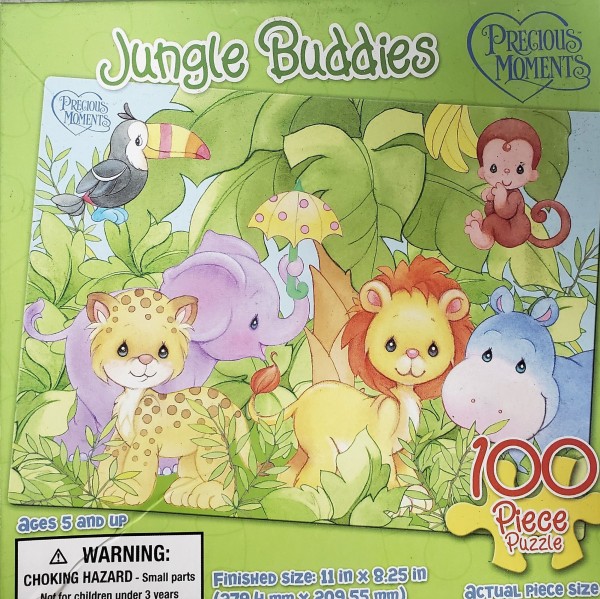Precious Moments Jungle Buddies 100 Piece Puzzle