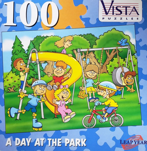 Vista Puzzles A Day At the Park 100 Piece Jigsaw Puzzle