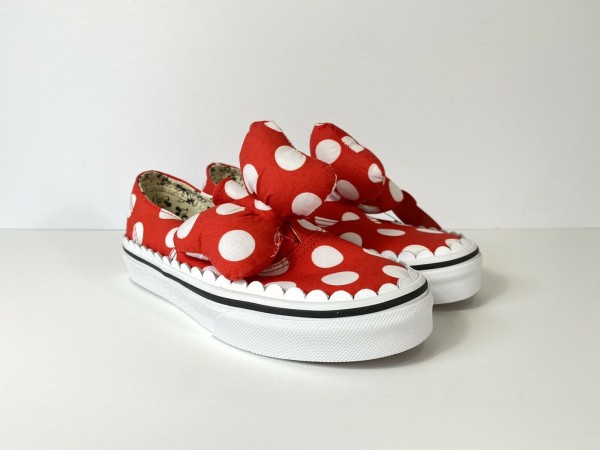 VANS X Disney Authentic Gore Bow Minnie Mouse Shoes VN0A346TUJ3 Girls Kids 2.5