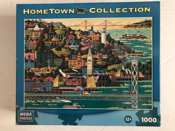 Mega Puzzles Hometown Collection "San Francisco" 1000 Piece Puzzle