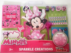 Disney Junior Minnie Mouse Sparkle Creations Art & Activity Set Over 100 Pieces
