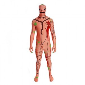 Morphsuit Costumes For Halloween Scary Costumes - Pumpkin: Size Large