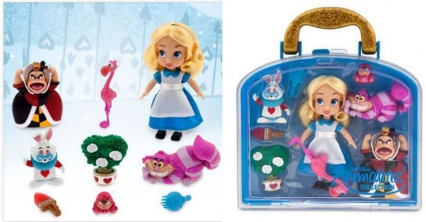 Disney Animators' Collection Alice in wonderland Mini Doll Play Set - 5''
