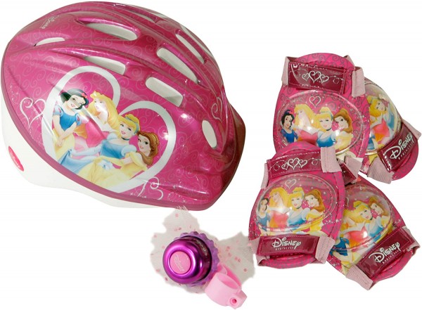 Disney Princess Micro Bicycle Helmet and Protective Pad Value Pack (Toddler)