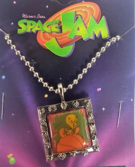 Starline Looney Tunes Space Jam Jewelry - Basketball Tweety Bird Necklace