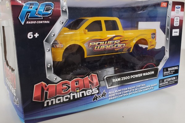 NKOK Mean Machines Ram 2500 Power Wagon Remote Controlled Vehicle - Yellow