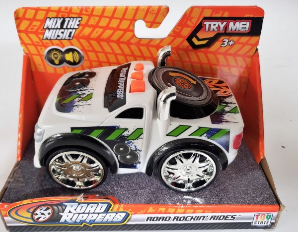 Toy State Road Rippers #33210 Road Rockin' Rides Mix The Music - Scratch It Like Vinyl On Record Spare Tire