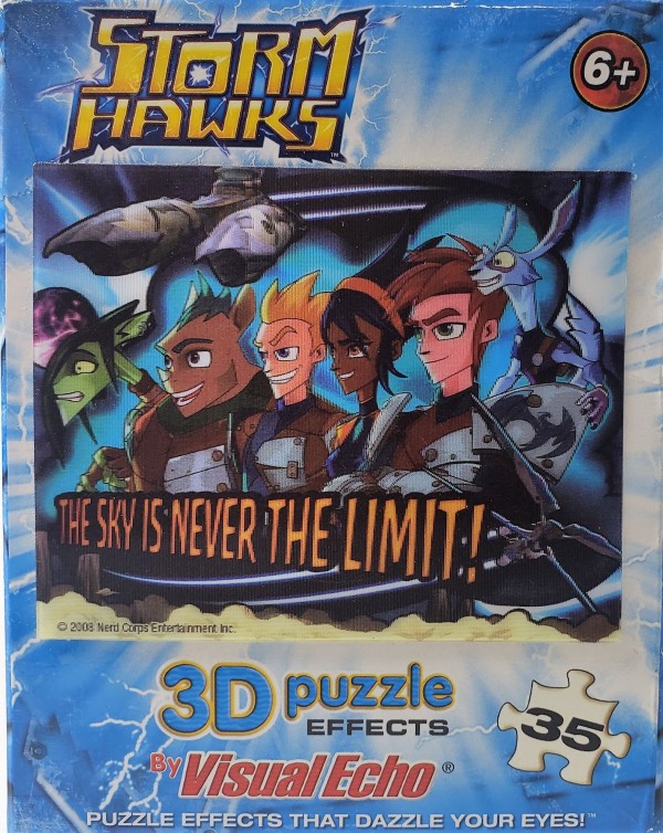 Storm Hawks "The Sky Is Never The Limit " 3D Effects Puzzle 35 Pc.