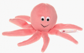 TY Beanie Baby - INKY the Octopus