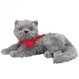 Ty Beanie Babies - Beani the Gray Long-haired Cat