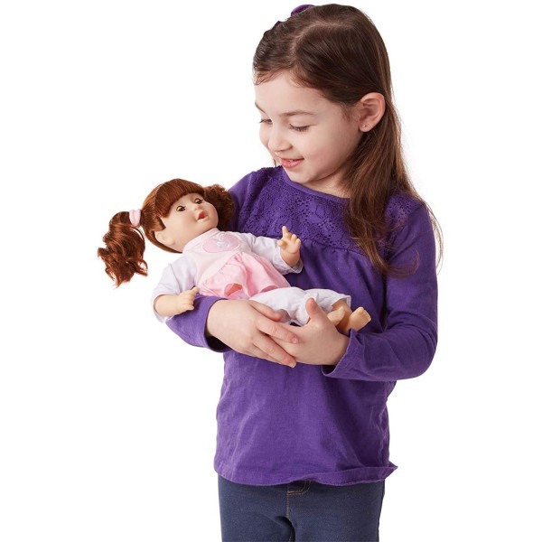 Melissa & Doug Brianna 12-Inch Doll With Pacifier