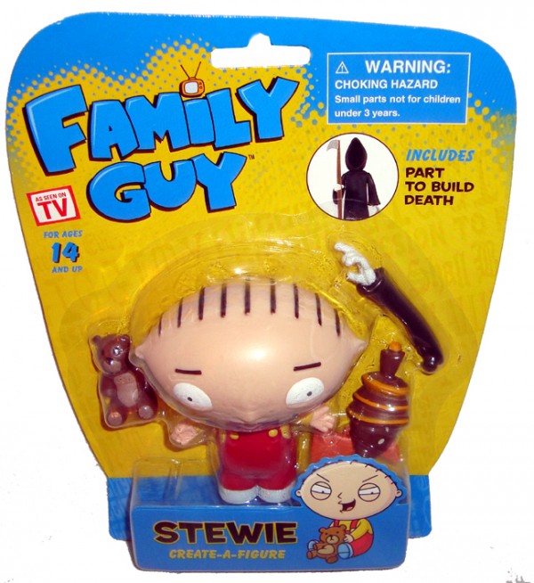 Family Guy Create-a-Figure Stewie (Includes Part to Build Death)
