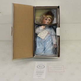 Vintage 1994 Hamilton Heritage Doll "Jessie" Porcelain Girl Doll by Connie Walser Derek 13"