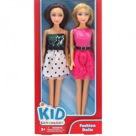 Fashion Dolls - Pack of 2 (Blonde and Brunette)