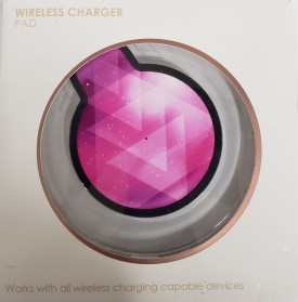 Rue21 Wireless Charger Pad For Girls Pink Triangles