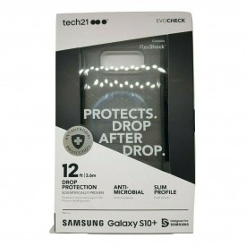 Tech21 EVOCheck Drop Protection Case for Samsung Galaxy S10+ - Smokey Black