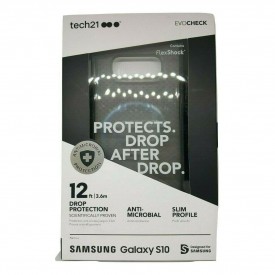Tech21 EVOCheck Drop Protection Case for Samsung Galaxy S10 - Smokey Black