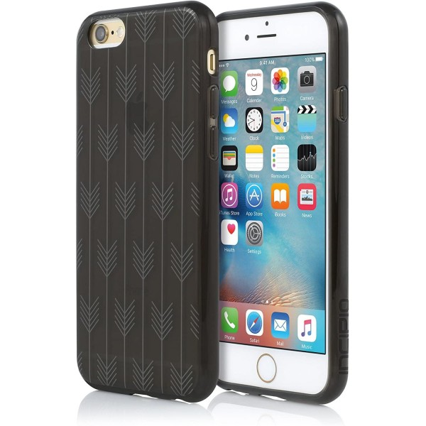 iPhone 6S Case, Incipio Arrow Design Series Case [Scratch Resistant] Cover fits Both Apple iPhone 6, iPhone 6S - Black