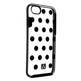 M-Edge Glimpse Series Protective Case Cover for iPhone 8 7 - Blacks Dots