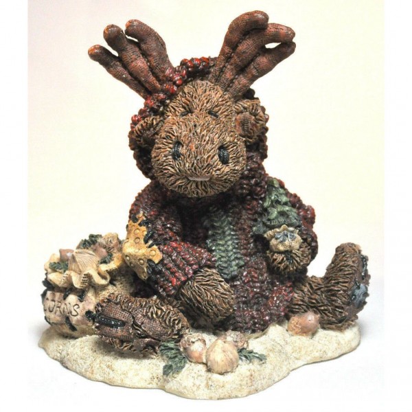 Boyds Bears Bearstone Resin Figurine Manheim The Eco-Moose