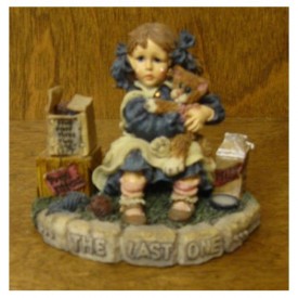 Yesterdays Child Boyds Dollstones #3530 JAMIE AND TOMASINA...THE LAST ONE Figurine