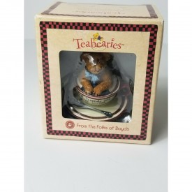 Boyds Teabearies Figurine - F.F. - "Best Friends Are Lifesavers"