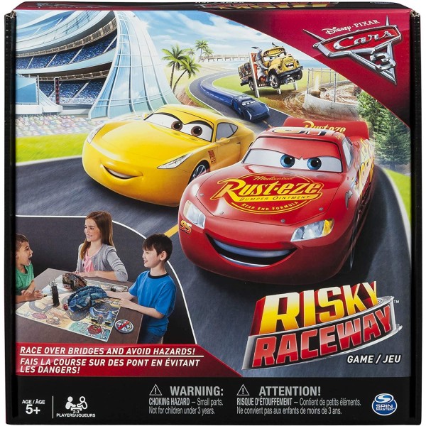 Spin Master Games - Cars 3 - Risky Raceway - Board Game