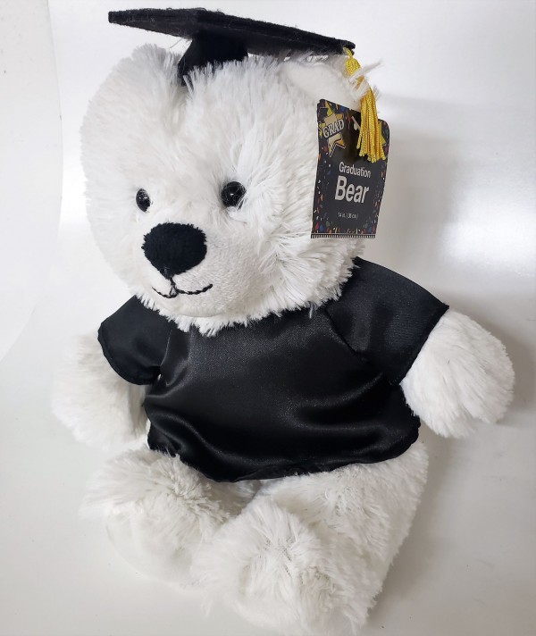 Graduation Teddy Bear Cap & Gown 14" Super Soft Plush Grad Gift