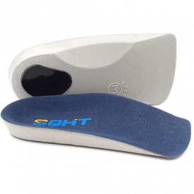 SQHT 3/4 Orthotics Shoe Insoles - Arch Support Insert Correct Over-Pronation, Fallen Arches, Flat Feet Metatarsal Support (M - W9-10.5 | M7.5-9)