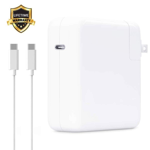 USB-C Power Adapter Charger Replacement, 61W PD Fast Charging for MacBook Pro 13-inch with Thunderbolt 3 (USB-C), A1718 A1706 A1708 A1989, Dell, Lenovo, Nintendo Switches and Any USB-C-Enabled Device