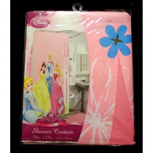 Disney Princess Shower Curtain 70 x 72