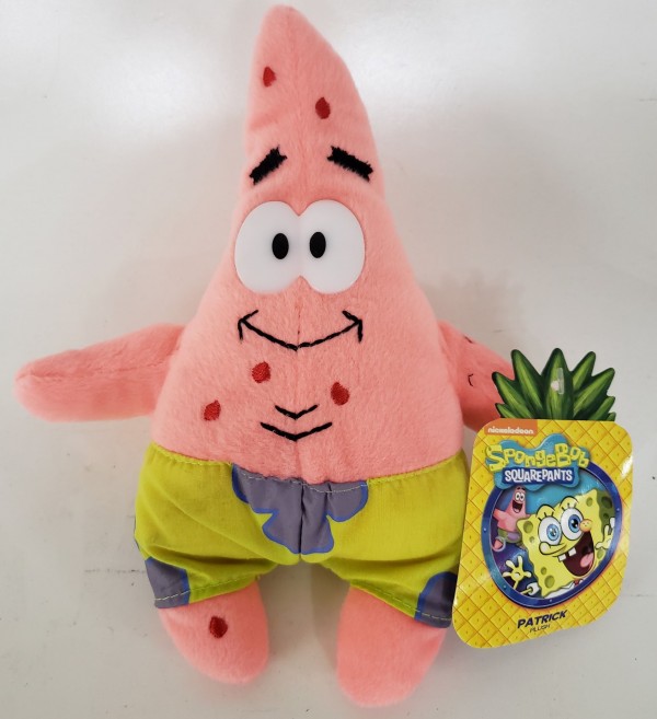 2013 Nickelodeon SpongeBob SquarePants PATRICK STAR Plush 7 Inch by Nanco