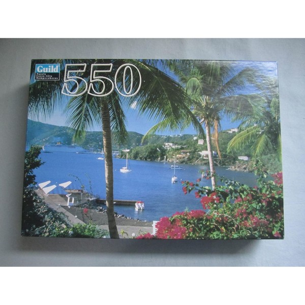 Hasbro Guild 550 Piece Puzzle - St. Thomas Us Virgin Islands