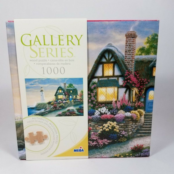 Mega Puzzles GALLERY SERIES Lighthouse Lookout 1000 Piece Wooden Jigsaw Puzzle