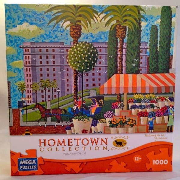Hometown Collection Flowers at Union Square by Heronim 1000 Piece Jigsaw Puzzle