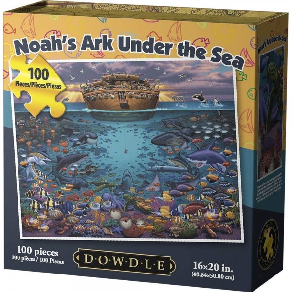 Dowdle Jigsaw Puzzle - Noah's Ark Under The Sea - 100 Piece