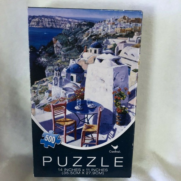 500 Piece Jigsaw Puzzles Table for Two with Ocean View
