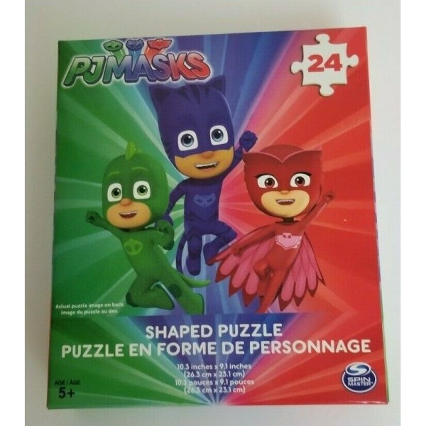 PJ Masks Owlette, Catboy and Gekko Shaped Puzzle 24 Pieces